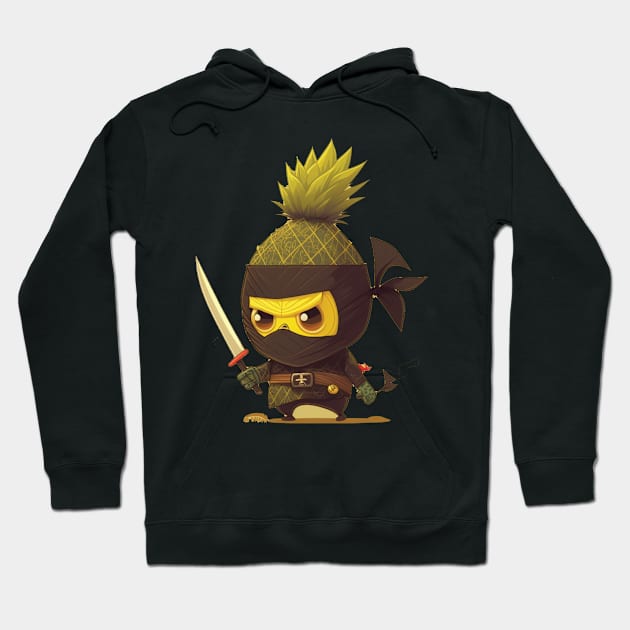 ninja fruit Hoodie by rocknerd